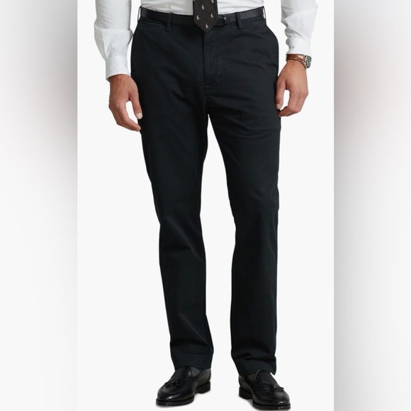 Polo Ralph Lauren Men's Classic Black Dress Pants
